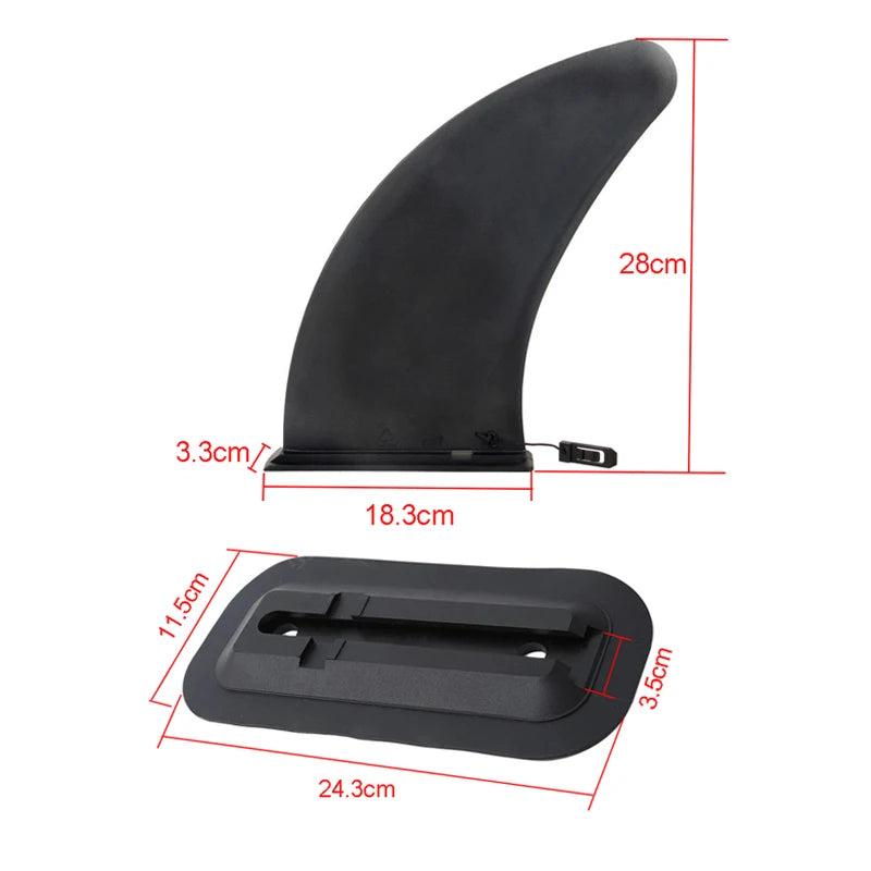 4 Models Surf Water Wave Fin SUP Accessories Stablizer Inflatable Stand Up Paddle Board Surfboard Slide-in Central Fin Side Fin