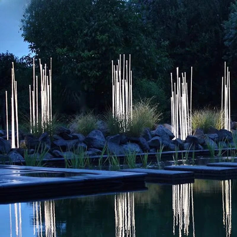 Outdoor waterproof garden light Outdoor reed light Villa landscape Garden Park garden lawn Grass