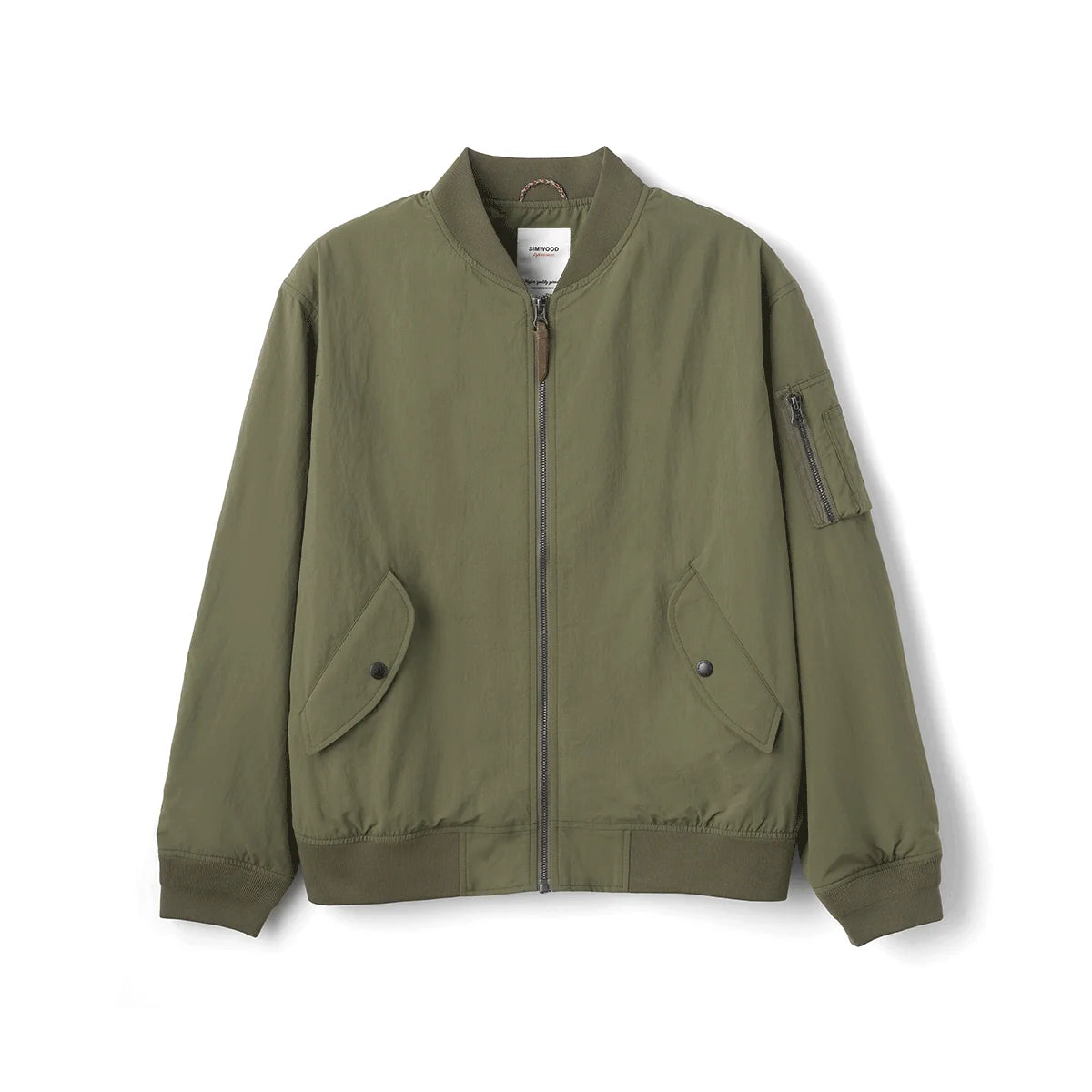 SIMWOOD 2026 Autumn Winter New Oversize Classic MA-1 Bomber Jacket Baseball Collar Pilot Flight Jacket Men Autumn Casual Coats