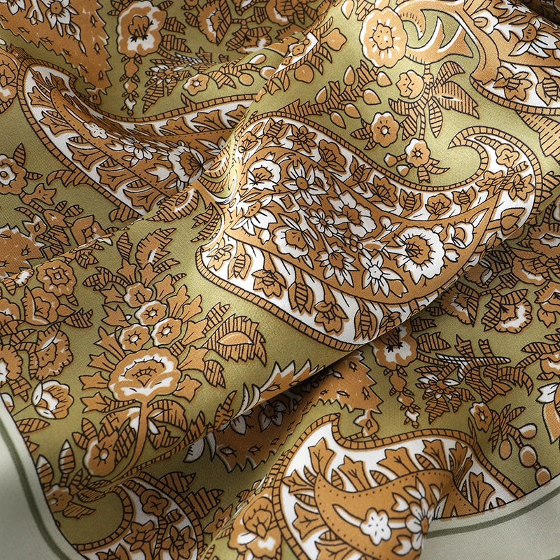 Lady Hair Dot Scarf Female Silk Square Scarves Head Wraps for Women Bandana Fashion Foulard Shawls Female Neckerchief Summer