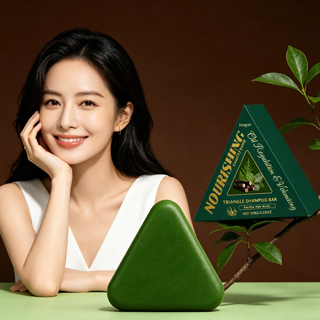 Herbal Shampoo Soap Remove Dandruff Oil Control Improve Dryness Reduce Hair Loss Repair Damaged Hair Massage Scalp Cleaning Soap