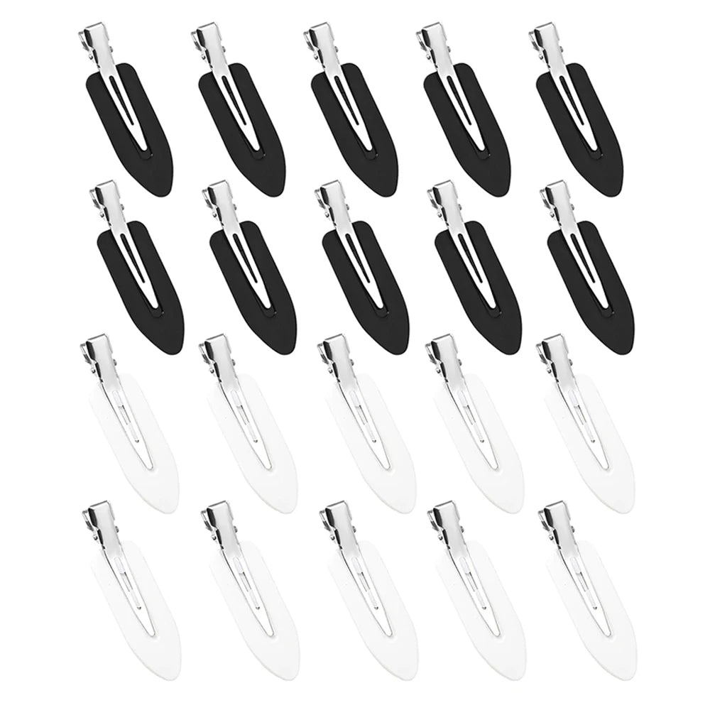 20pcs No Crease Basic Hair Clips for Women Girls Hair Styling Makeup No Bend Hairpins Barrettes Fashion Hair Accessories