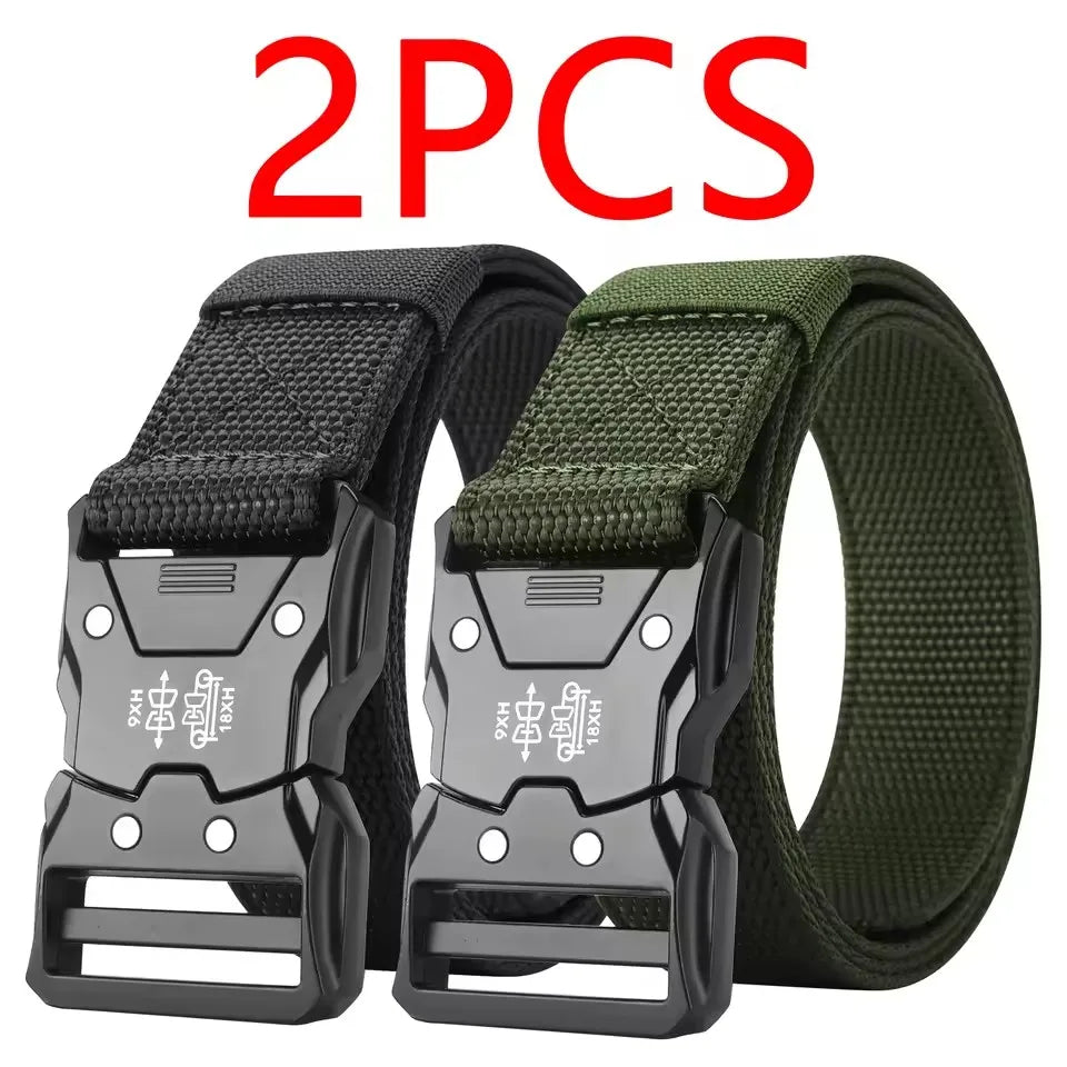 Versatile Men's Tactical Belts - Durable, Adjustable Quick Release Buckle Design - For Outdoor Sports Enthusiasts，For Men Women