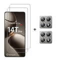 Full Gule Glass For Xiaomi 14T Tempered Glass Xiaomi 14T Pro Screen Protector Protective Phone Camera Lens Film Xiaomi 14T Glass