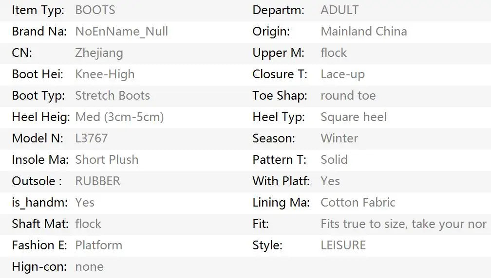 Autumn Winter Stretch Slim Long Boots Women Thick Heels Over The Knee Boots Woman Lace Up Platform Thigh High boots