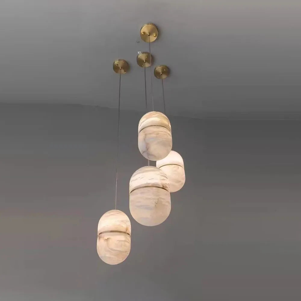 Beautiful Design Marble Chandelier Dining Lighting Gold Black Bedroom Decoration Bar Lamp
