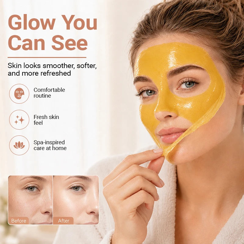 30g/60g/120g Collagen & Biotin Facial Mask,Day & Night Use, Moisturizing Hydrating, Make Skin Smooth Tender Daily Skin Care Mask