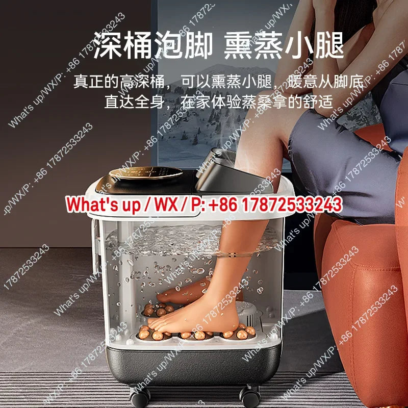 Electric foot bath tub, foot soaking tub, constant temperature heating, household automatic  washing tub,  bath device