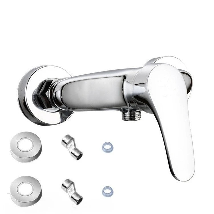 Brass Shower Faucet Mixer Valve Set with Shower Head and Hidden Switch for Bathroom Hot and Cold Water Tap  Bath