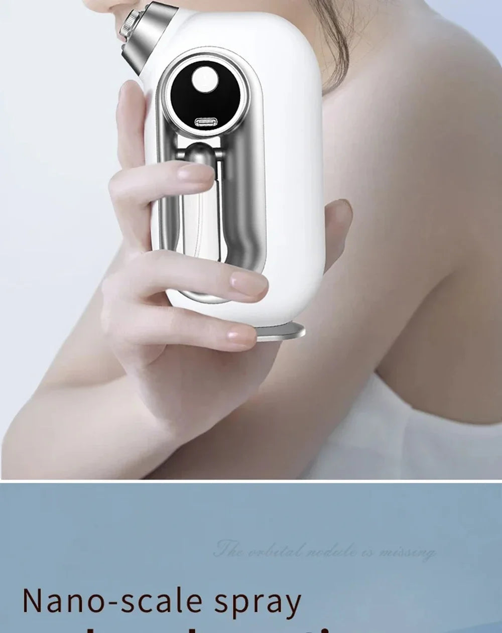 Facial Skin Moisturizing Mist Sprayer Airbrush Facial Deep Cleaning Oxygen Injector Sprayer Cordless Air Brush Compressor