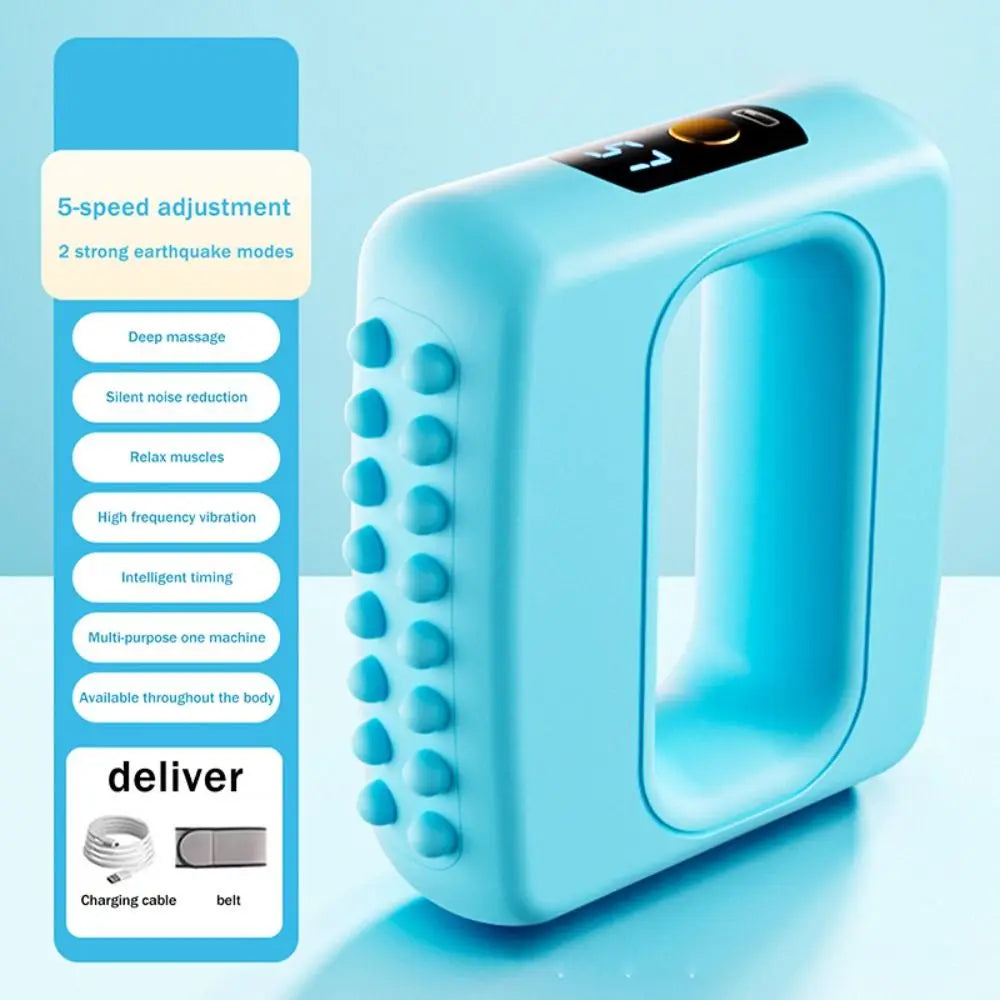 Portable Electric Fascia Massage Ring Ergonomic Fat Burning Electric Body Slimming Machine Adjustable Speed Compact Size