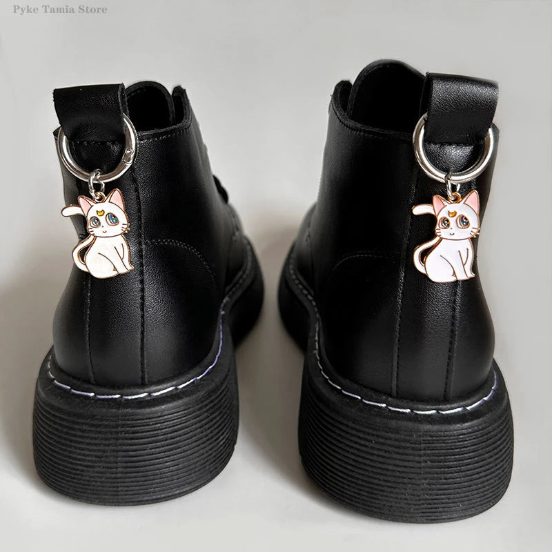 2pcs Shoes Accessories Skull Hand Metal Snake Boots Shoe Hoes Buckles Heel Decoration Pendant Women Party Cool Fashion Jewelry
