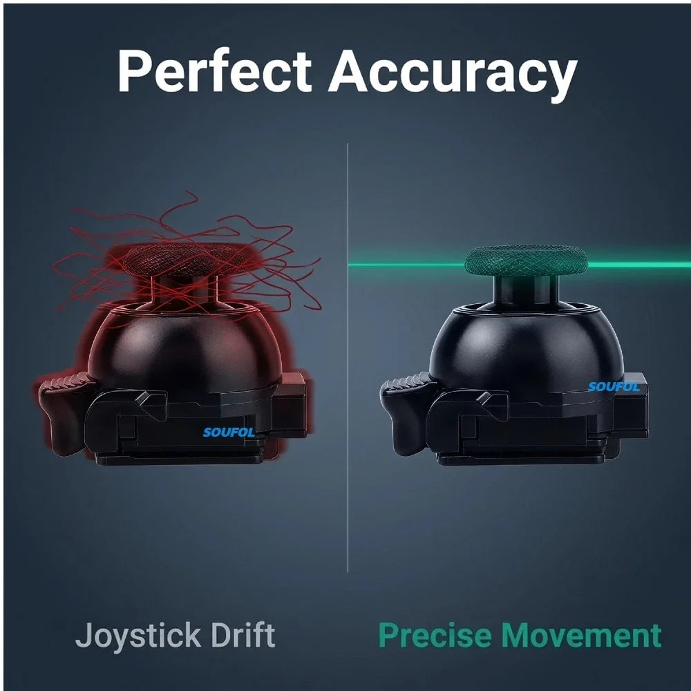 K-Silver JS13PRO+ TMR Sensor Joystick for PS5 Edge, Anti-Drift Analog Rocker Replacement High Precision Gaming Thumbstick Module