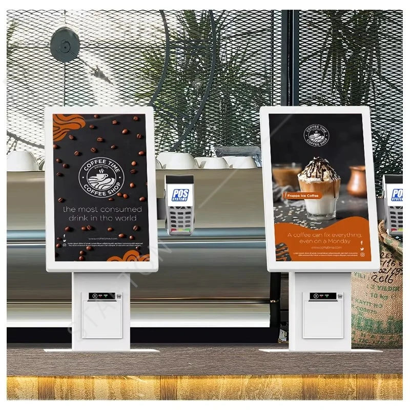 Desktop Touch Display Automatic Self Payment Machine Fast Food Ordering Machine Self Service Payment Kiosk for Restaurant