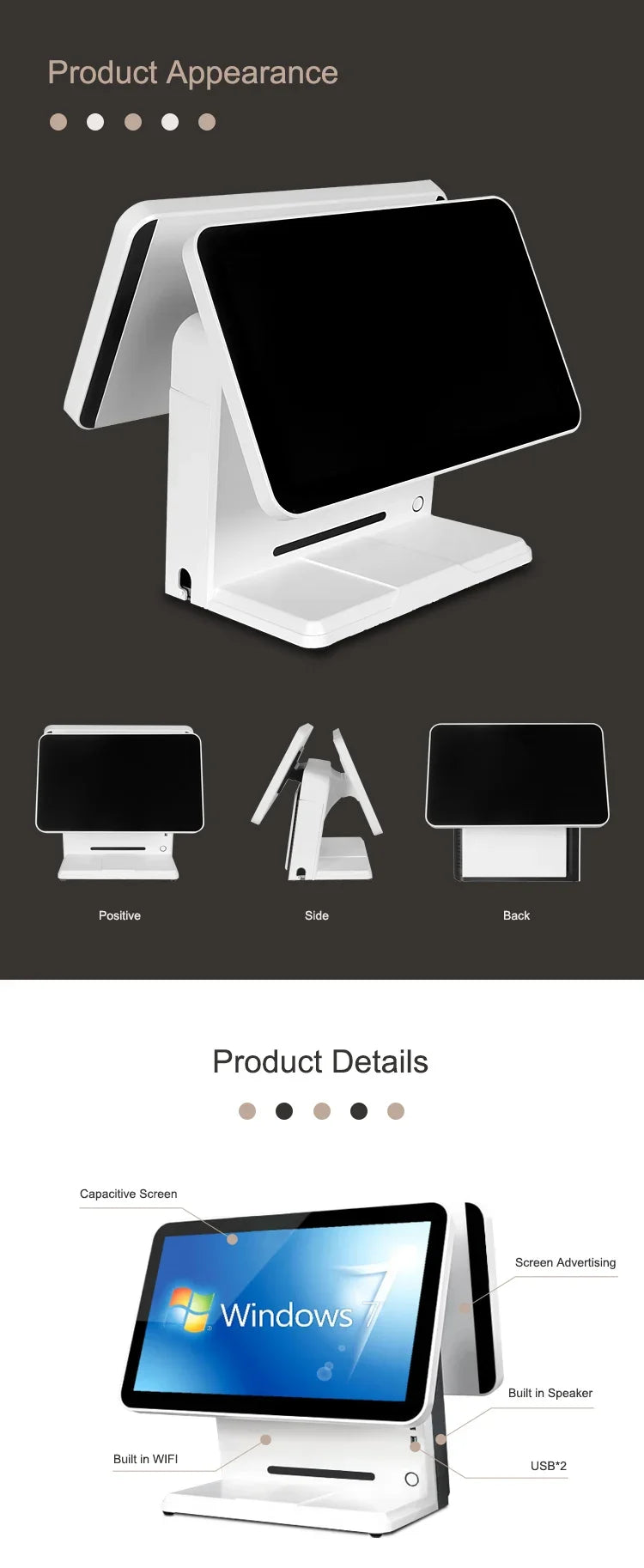 2026/Wholesale POS System Set PC Windows Cash Register Restaurant