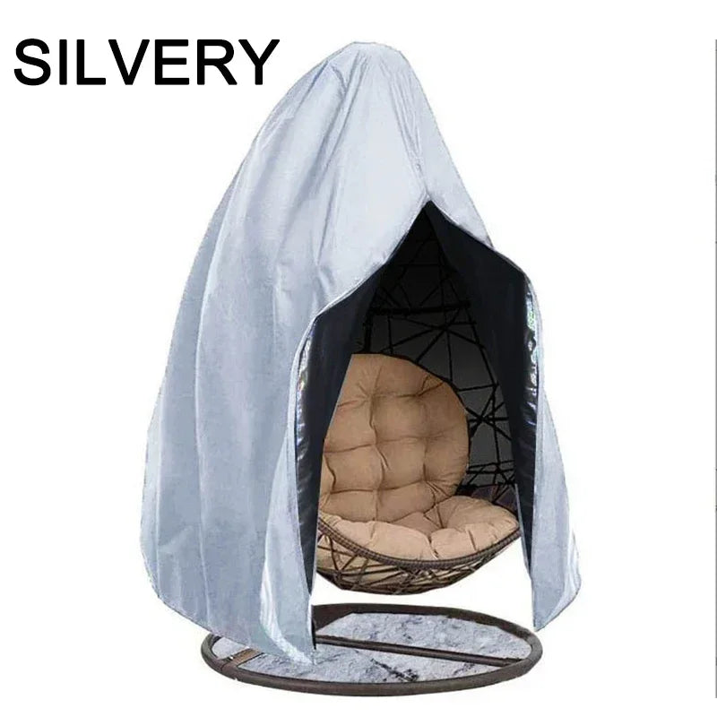 1pcs Home Chair Cover Anti-Dust Hanging Chair Cover Waterproof Protector Cover Hanging For Outdoor Swing Chair Hanging Slipcover