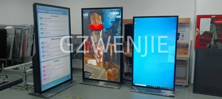 Vertical Full-screen LCD Advertising Machine with A Fixed Large-sized High-definition Screen for Commercial Signage Display