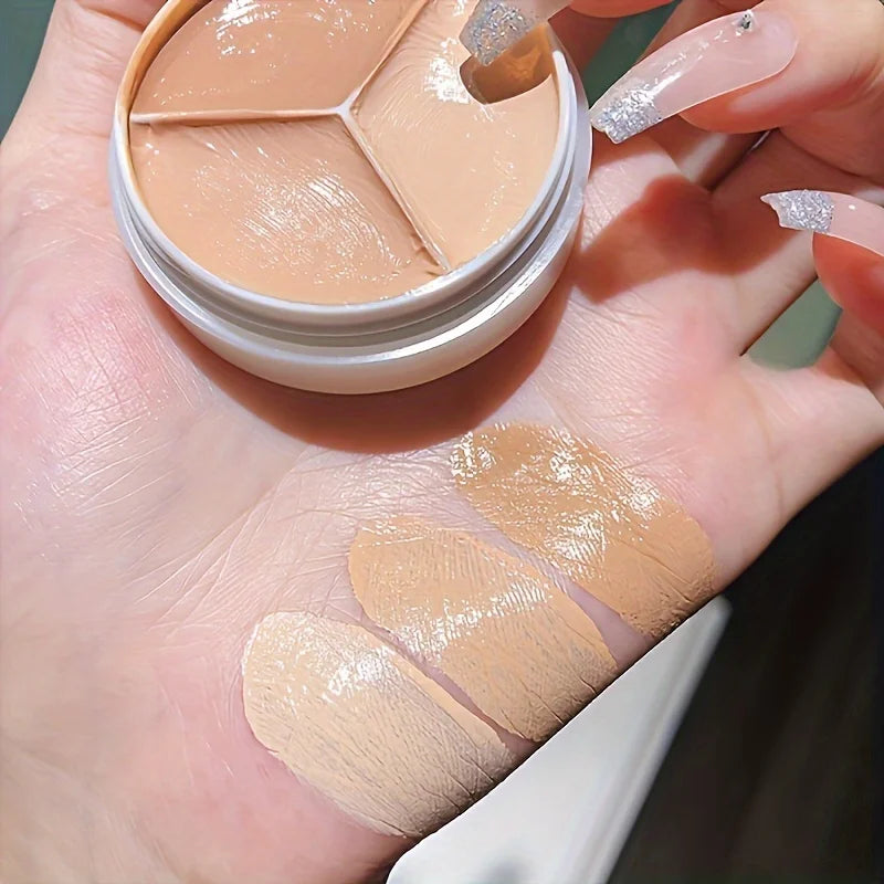 Concealer Even Skin Tone Universal Blemish Facial Makeup Concealer Palette Highly Praised 3-color Concealer Enhance Complexion