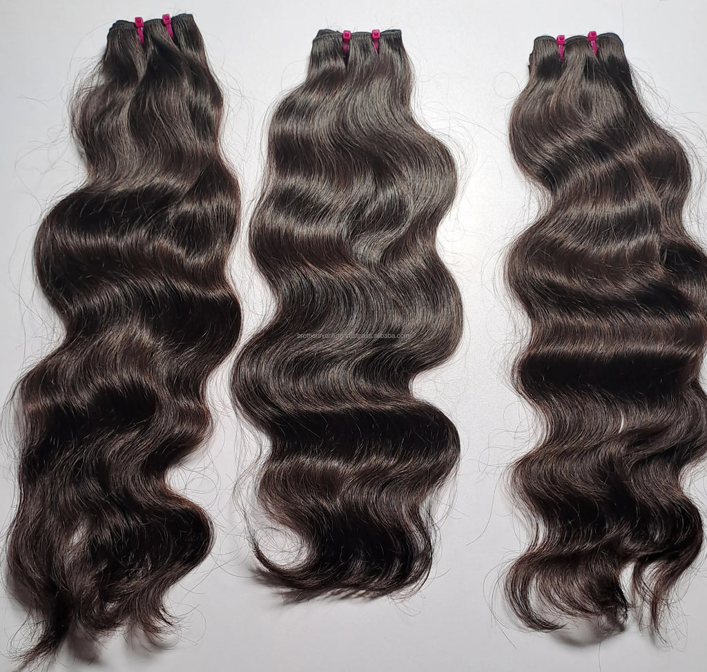 Lace Front Remy Indian Virgin Human Hair Wig Straight Natural Wave Soft Natural Color