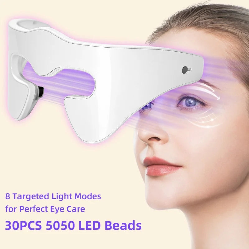 Red Blue Light Eye Beauty Device Household LED Infrared Beauty Instrument ESM Eye Massager Beauty Eye Mask