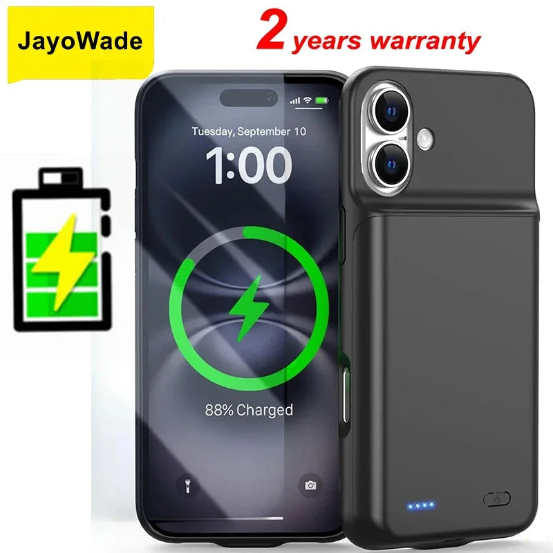 Soft Silicone 10000Mah Power Bank for Iphone 17 Air 16 Plus 15 Pro Max 14 13 Mini 12 11 X XR XS 6 6S 7 8 SE Battery Charger Case