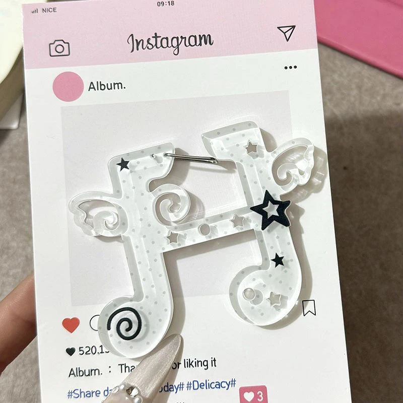 Fashionable Korean Bag Charm with Carabiner Clip; Hand Tent Decoration Accessory for backpacks