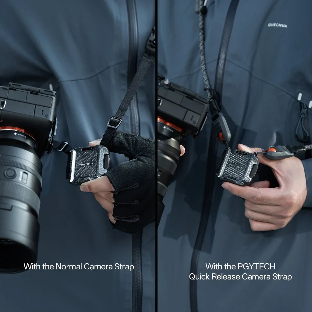 PGYTECH Camera Shoulder Strap Mount Quick Release Clamp & Plate Kit, Aluminum Alloy Arca Swiss Plate Camera Adapter