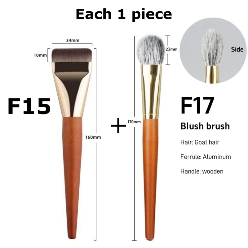 Ultra Thin Foundation Makeup Brushes Flat Top Angled professional Face Contour Make Up Brush