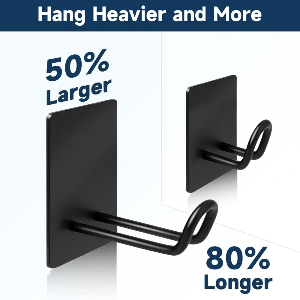 Self Adhesive Hooks Heavy Duty Stainless Steel Towel Hooks No Drill Shower Wall Hooks for Hanging Hat Coat Key Home Accessories