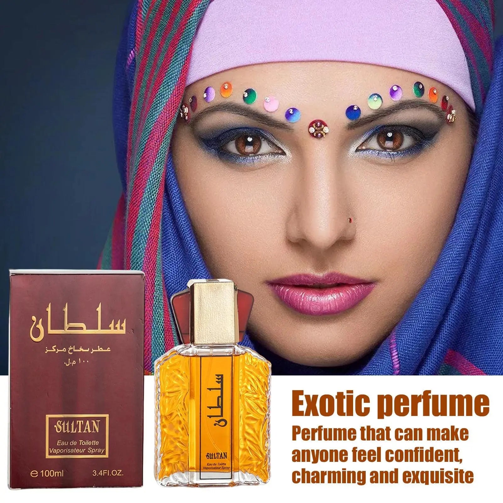 Arabic Style Perfume Men 100ML Dubai Muslim Lasting Cologne Unisex Eau De Parfum Charming Man Aroma Exotic Charm Parfums Homme