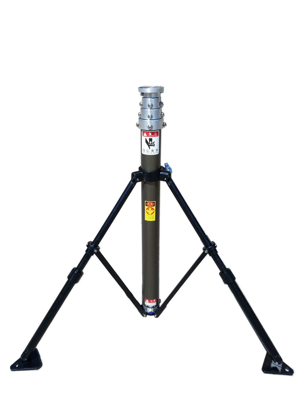 4m 35kg Load 13feet Extended 1.38m 4.5feet Close Telescommunication Antena Mast Wifi Tower Telescopic Heavy Duty Pole