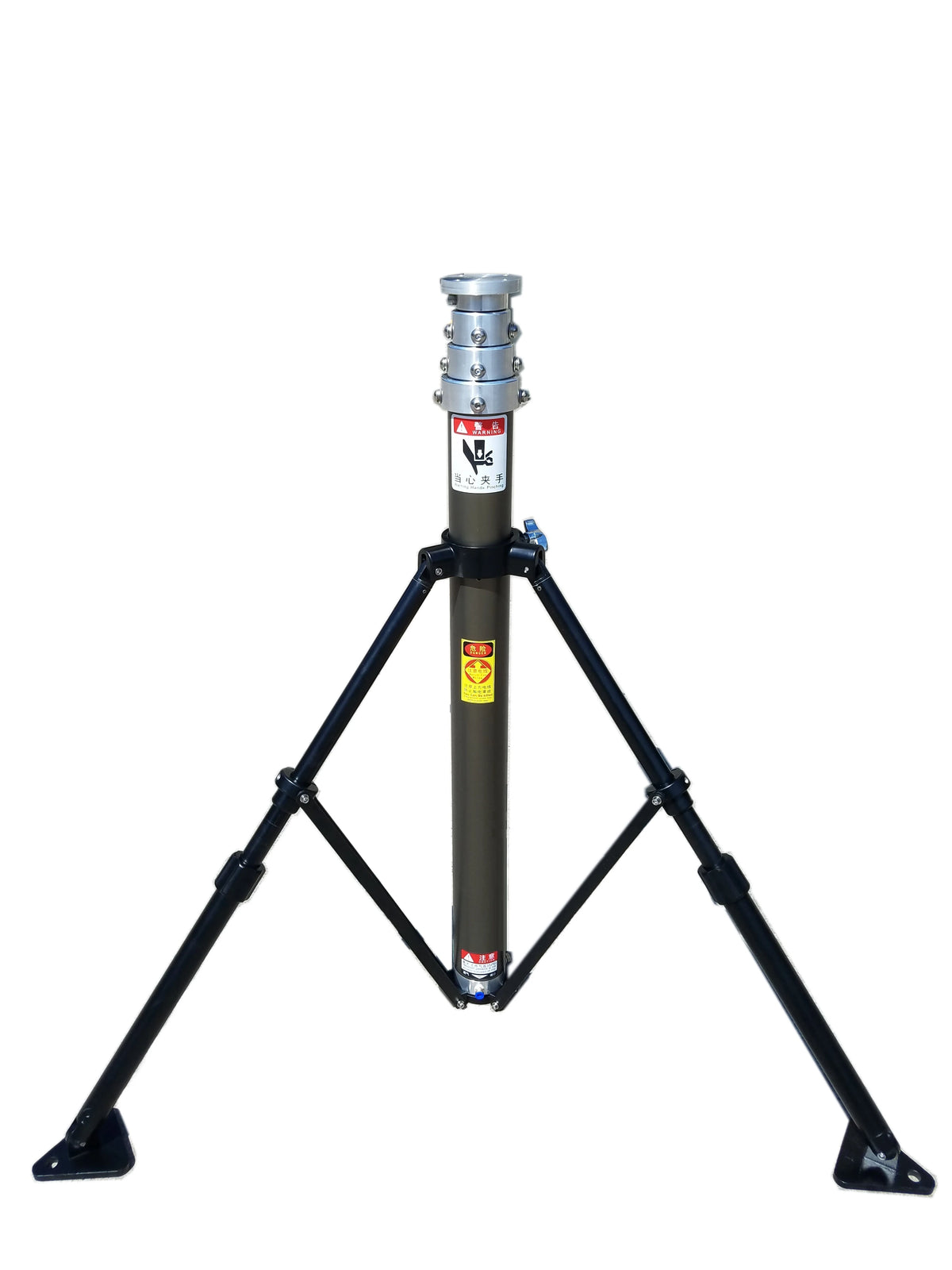 4m 35kg Load 13feet Extended 1.38m 4.5feet Close Telescommunication Antena Mast Wifi Tower Telescopic Heavy Duty Pole
