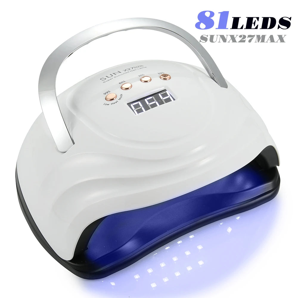 Professional Nail Dryer 81LEDs Nail Curing Lamps For Home Salon UV LED Nail Lamp For All Gel Polish Nail Equipment Manicure Tool