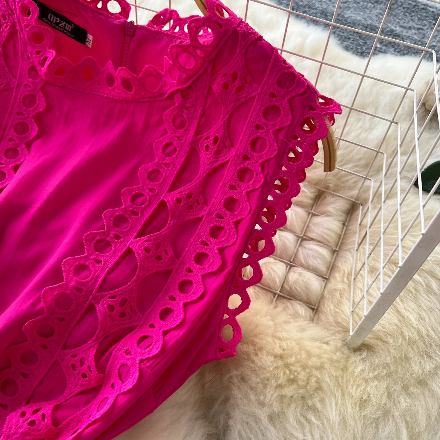 Sexy Hollow Out Embroidery O Neck Sleeveless Bandage Long Dresses Chic Evening Party Summer Vestidos Women Hip Wrap Clothing