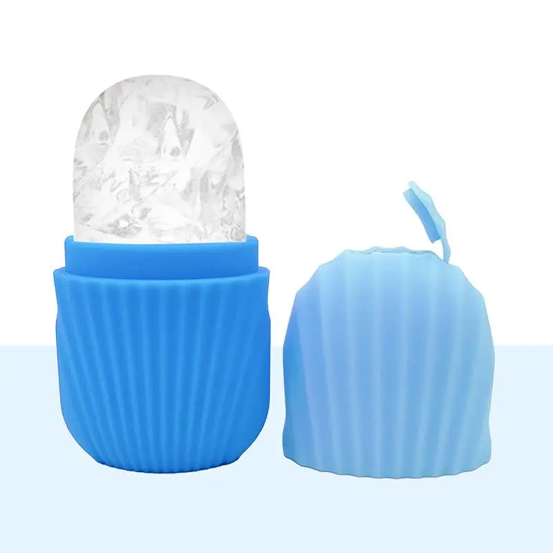 Beauty Face Lifting Massager Silicone Ice Cube Trays Facial Eye Roller Ice Ball Contouring Reduce Acne Skin Care Tool Reusable
