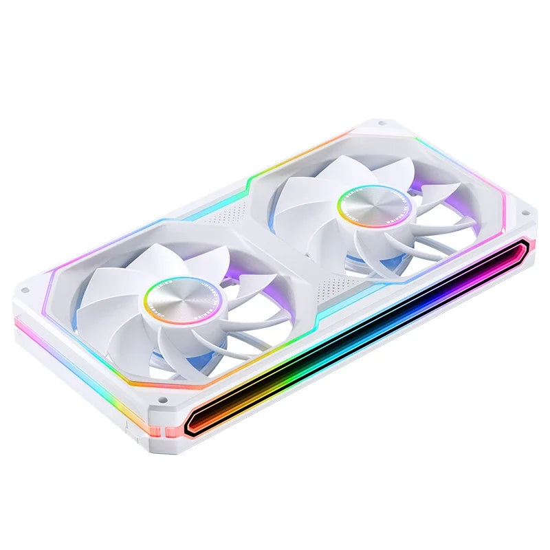 JONSBO XA-120/240/360 PC Case Fan Three Sided Mirror 5V/3Pin ARGB Fan Integrated Cold Exhaust Cooling Fan