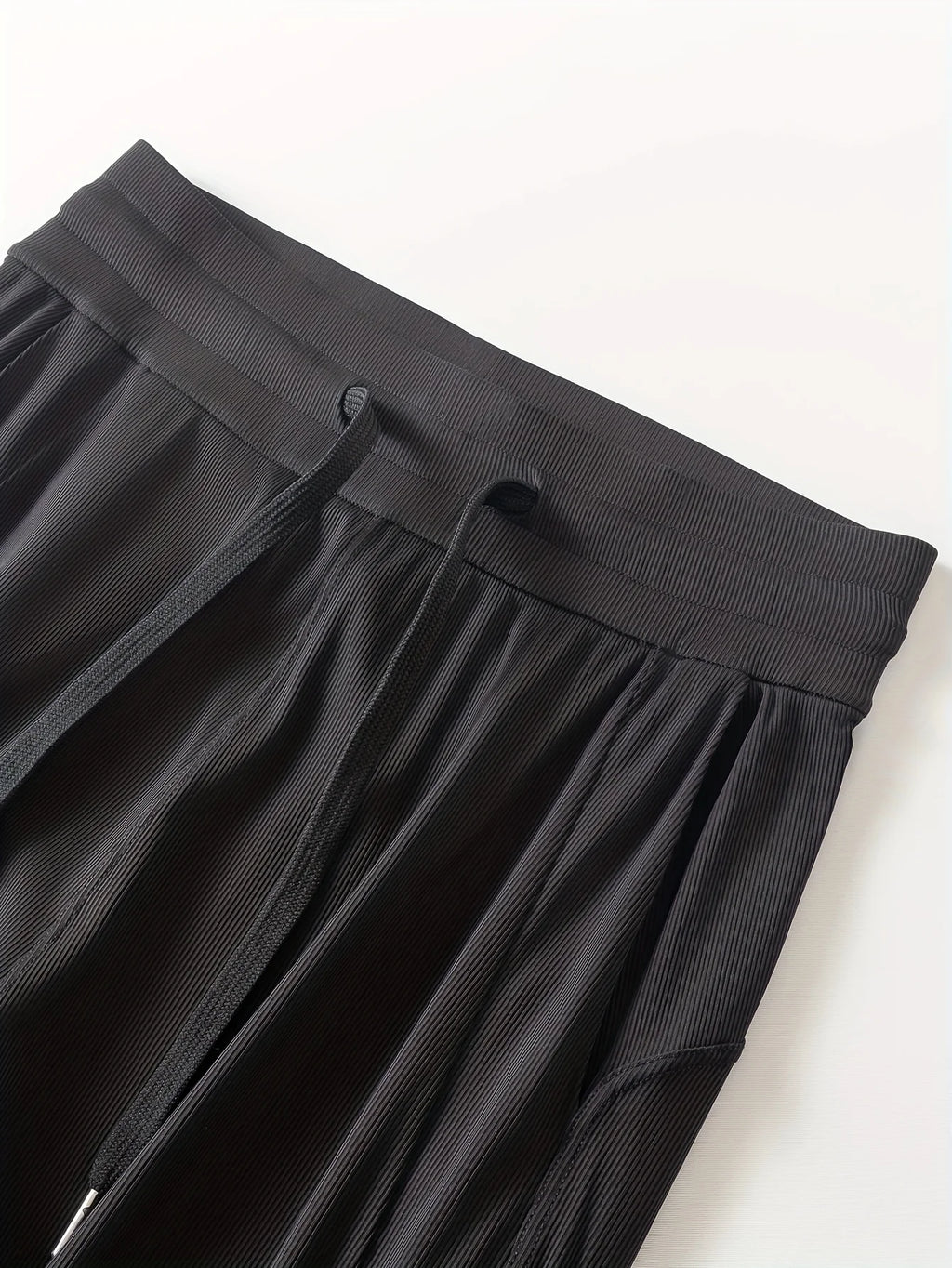 Women's New Naked Feeling Loose Drawstring Straight Pants, Outdoor Sports Long Pants, Mid Waist Slimming Wide Leg Casual Pants