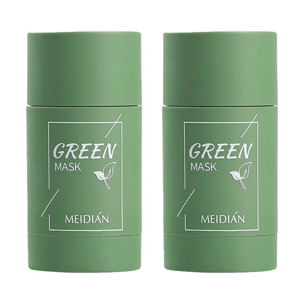 40g Green Tea Solid Cleansing Mask Stick Removes Blackheads & Cleans Pores Mild Korean Facial Skin Care