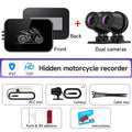 JIUYIN Dual 1080P Motorcycle DVR Full Body Waterproof Moto Camera WiFi Dash Cam Front Rear Driving Video Recorder Black Box