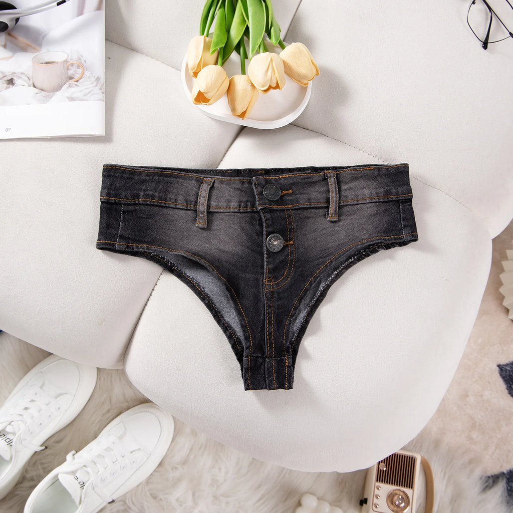Denim Shorts for Women, Low Waist, Mini Jeans, Sexy Lady Nightclub, Hot Dance Briefs, Girl Party Gift, Fashion, New, Summer, P08
