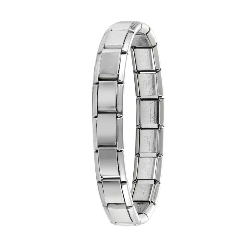 Italian Charm Bracelets DIY Basic Chain Stainless Steel Bangle Versatile Assembled Modules Ideal Gift 9mm Universal Dropshipping