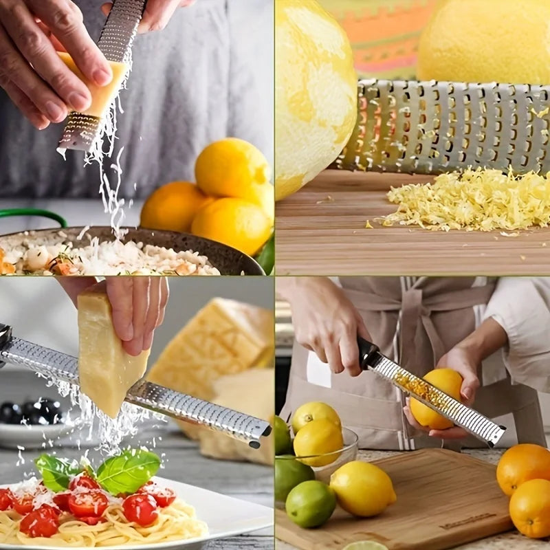 2PCS Multi-functional Cheese Grater Ginger Lemon Zester Chocolate Chopper Fruit Peeler Planer Vegetables Cutter Kitchen Gadgets