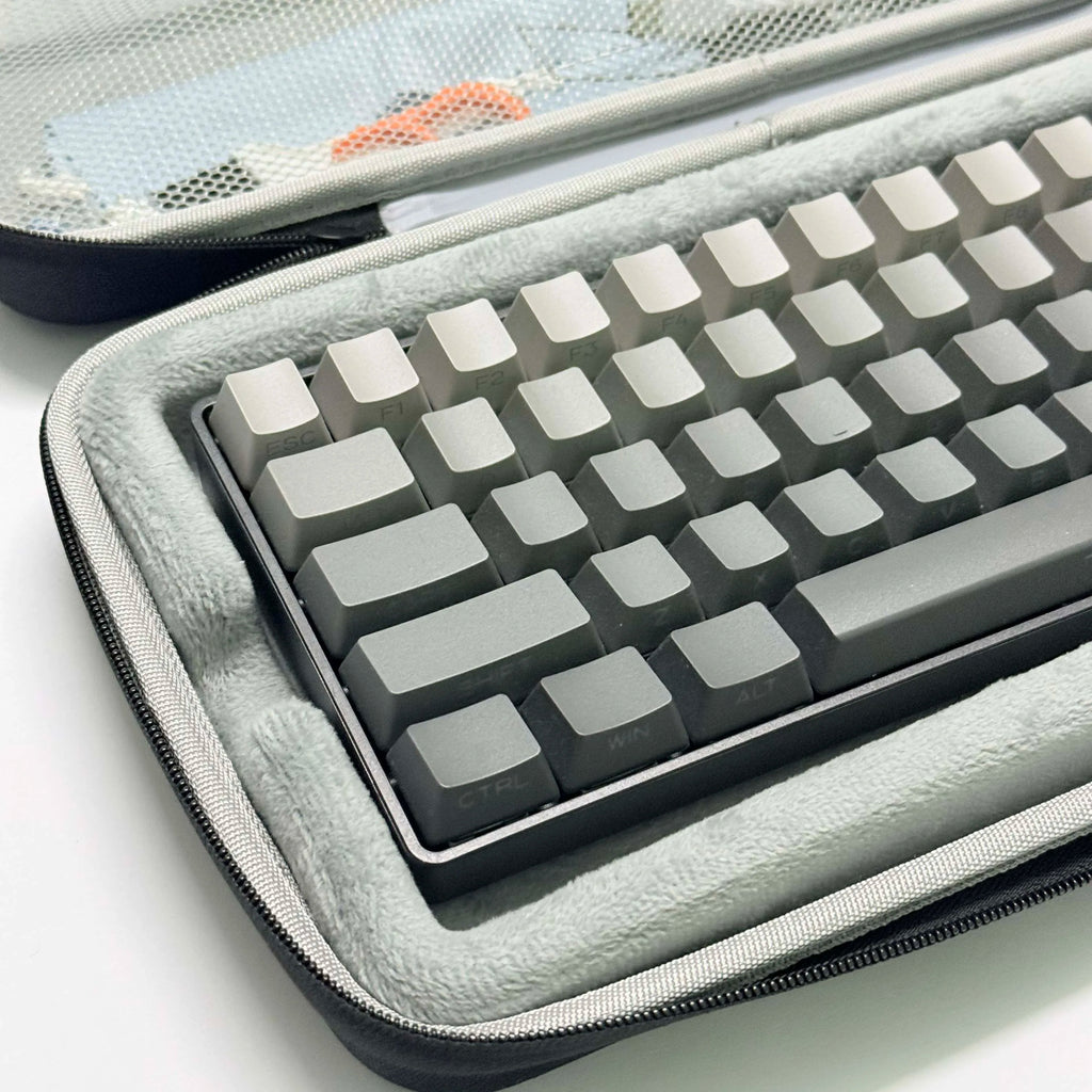Hard Case Keyboard Storage Bag Grey Black Dustproof Protective Keyboard Box 60 75 80 95 100 Layout Mechanical Keyboard Case