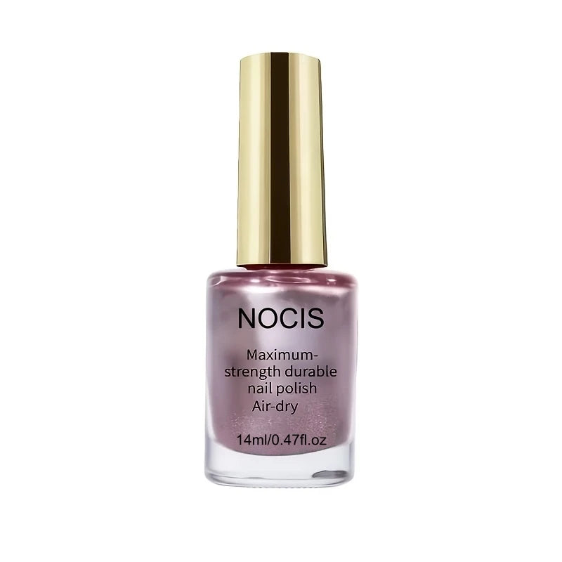 NOCIS 14ml Premium Rose Purple Nail Polish - Quick-drying Natural Nail Art with Long-lasting Shine, Nail Strengthener for All