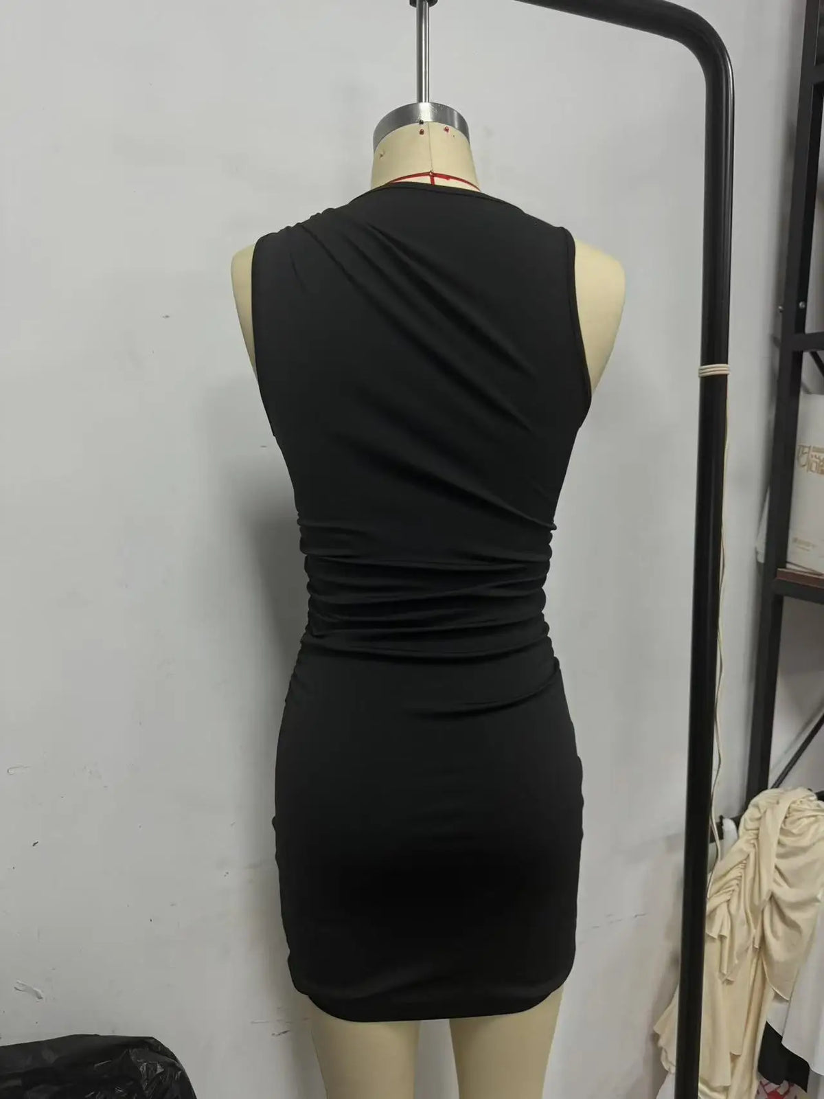 Women Sexy Slim Fit Bodycon Dress Summer New Solid Hot Girl Party Dress Custom