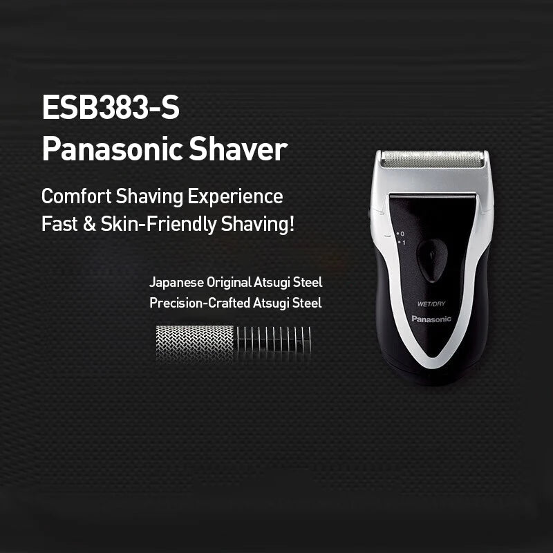 Panasonic Portable Shaver Dry/Wet Dual Shaving Battery-powered Reciprocating Electric Shaver for Men