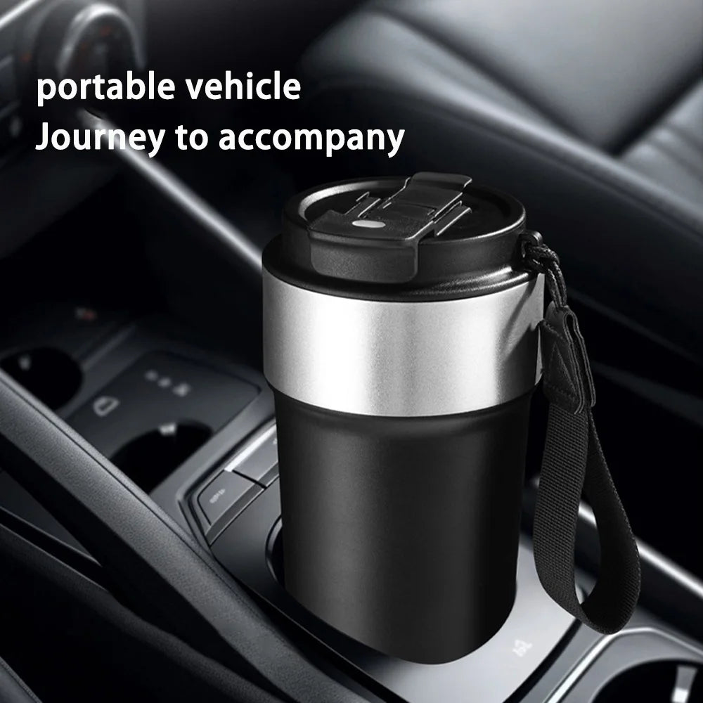 17oz/510ml Insulated Cup 304 Stainless Steel Thermos Coffee Cup Leak-Proof Water Cup with Lid Travel Mug Keep Hot Cold