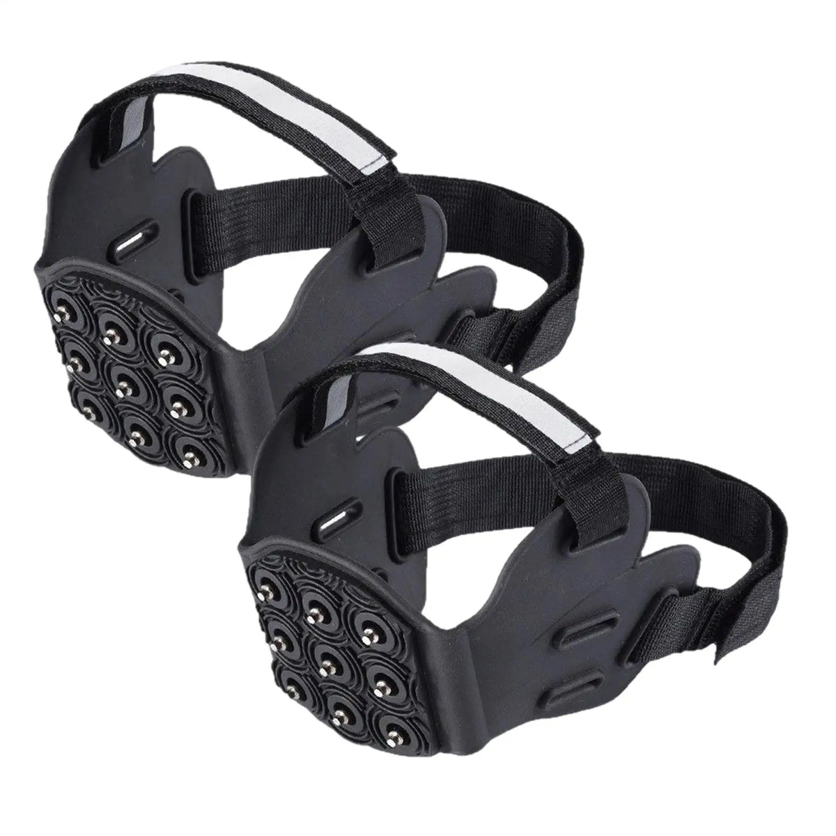 Outdoor Anti-slip Shoe Spikes Winter Crampon Ice And Snow Grip Boots Covers With 9 Metal Spikes Snow Grippers Ice Snow Cleats