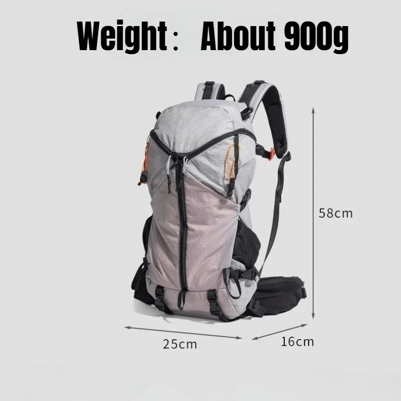 Lightweight Large Capacity Backpack Zipper Closure Fashion Waterproof Bag for Outdoor Travel Hiking Mountaineering Climbing