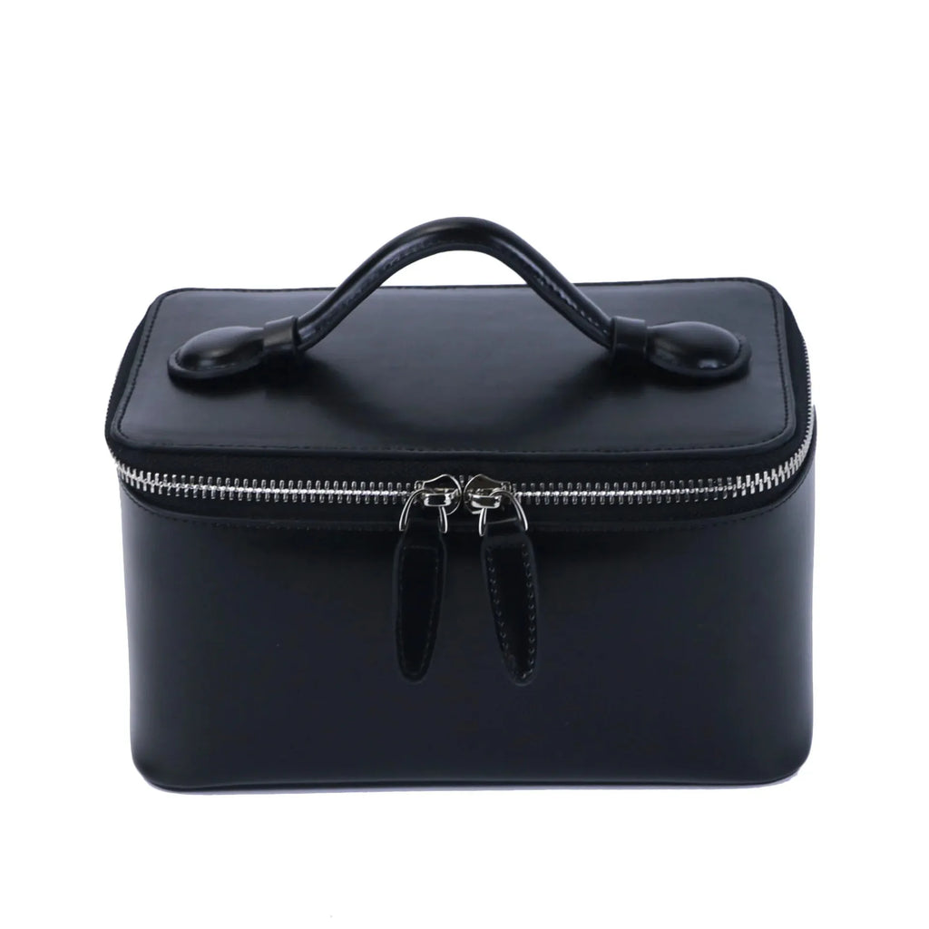 Free Personalized Patent PU leather Women's Mosmetic Bag Waterproof toiletry bag lady handbag Travel Portable Makeup Bag
